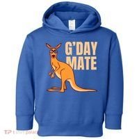 Australia G'day Mate Meaningful Gift Funny Kangaroo Australian Symbol Gift Toddler Hoodie thumb 0