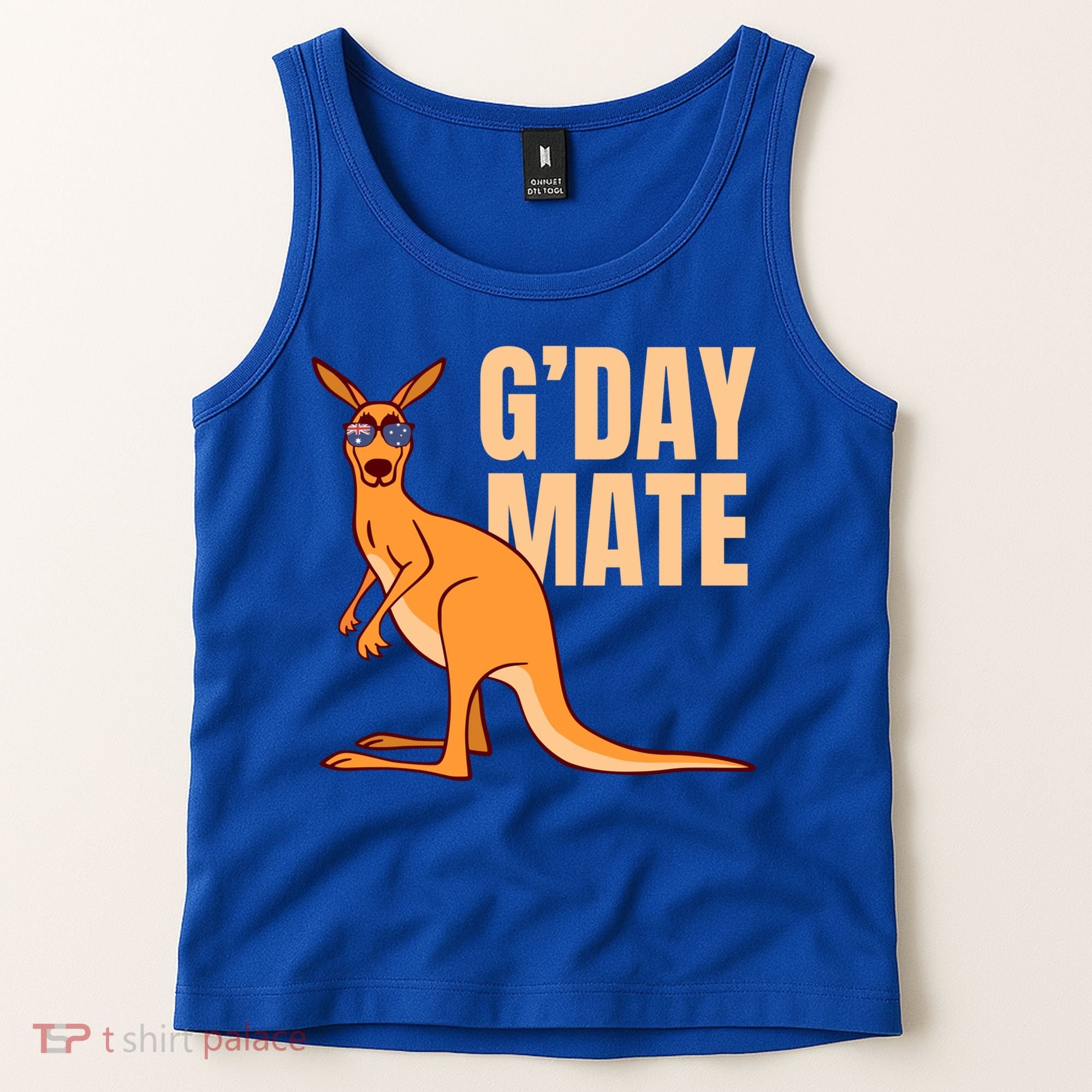 Australia G'day Mate Meaningful Gift Funny Kangaroo Australian Symbol Gift Tank Top