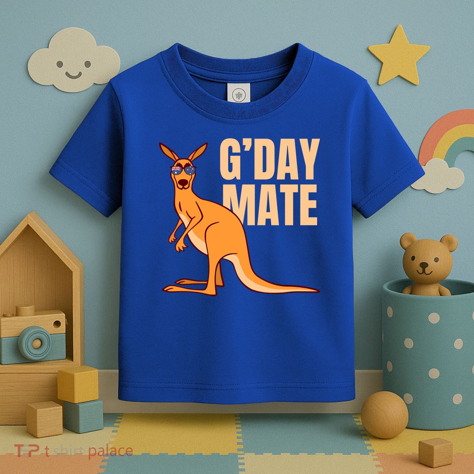 Australia G'day Mate Meaningful Gift Funny Kangaroo Australian Symbol Gift Toddler T-Shirt