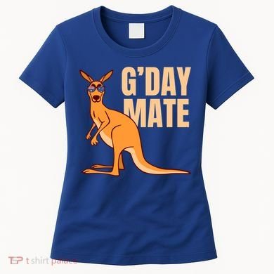 Australia G'day Mate Meaningful Gift Funny Kangaroo Australian Symbol Gift Women's T-Shirt