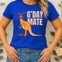 Australia G'day Mate Meaningful Gift Funny Kangaroo Australian Symbol Gift Women's T-Shirt thumb 2