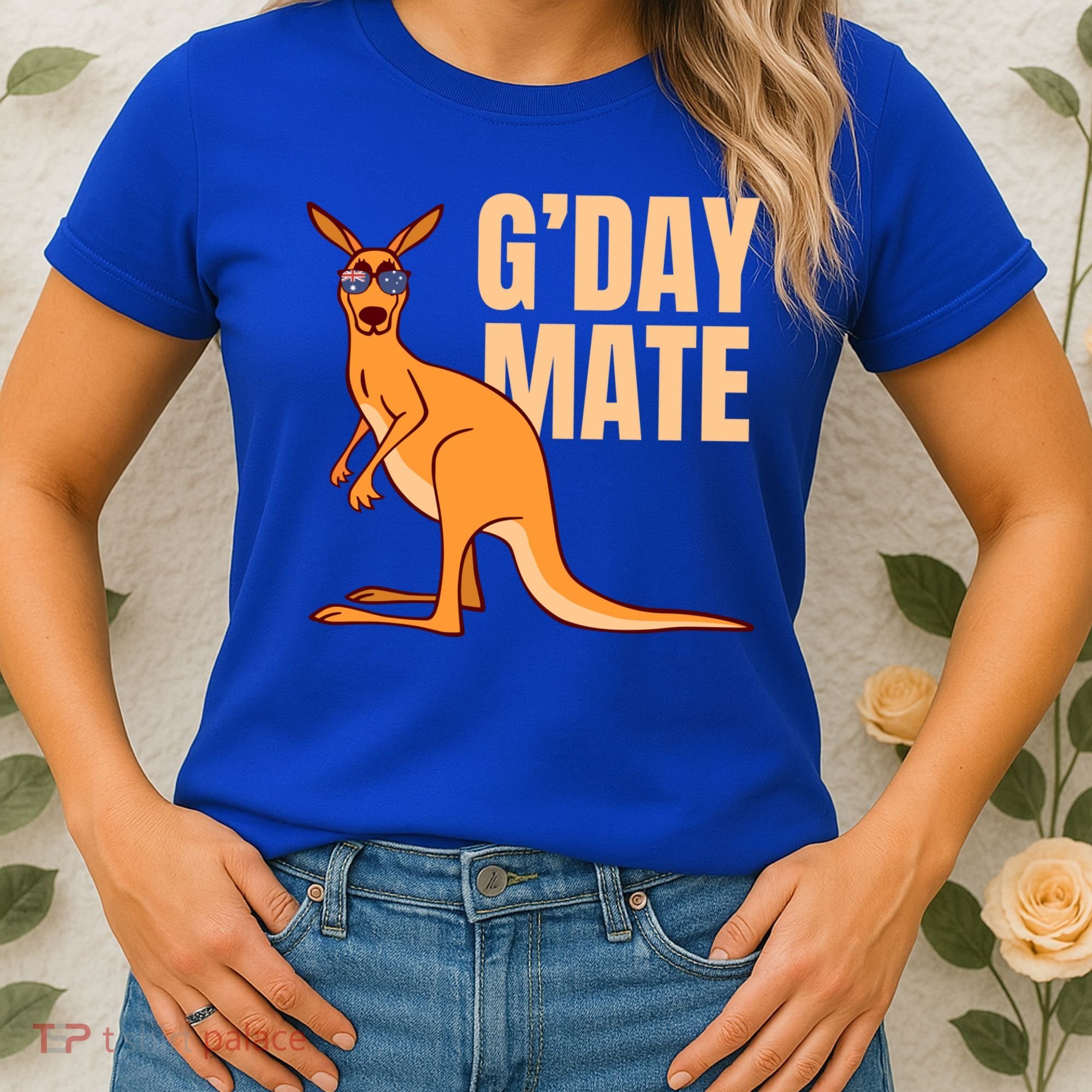 Australia G'day Mate Meaningful Gift Funny Kangaroo Australian Symbol Gift Women's T-Shirt