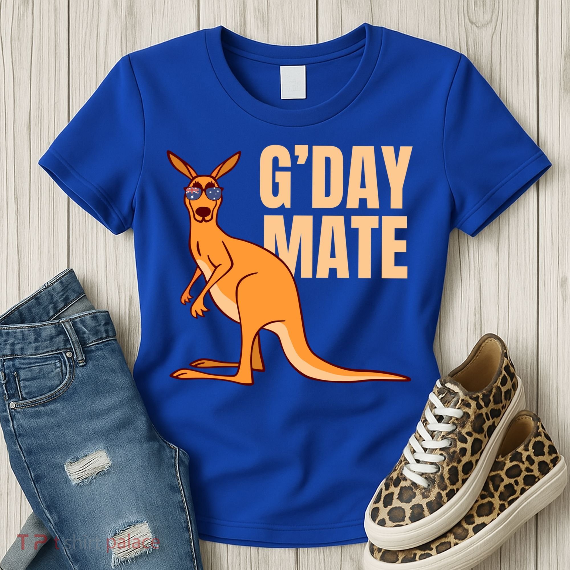 Australia G'day Mate Meaningful Gift Funny Kangaroo Australian Symbol Gift Women's T-Shirt