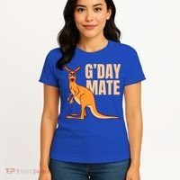 Australia G'day Mate Meaningful Gift Funny Kangaroo Australian Symbol Gift Women's T-Shirt thumb 4