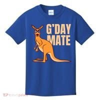 Australia G'day Mate Meaningful Gift Funny Kangaroo Australian Symbol Gift Kids T-Shirt thumb 0