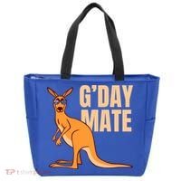 Australia G'day Mate Meaningful Gift Funny Kangaroo Australian Symbol Gift Tote Bag thumb 0