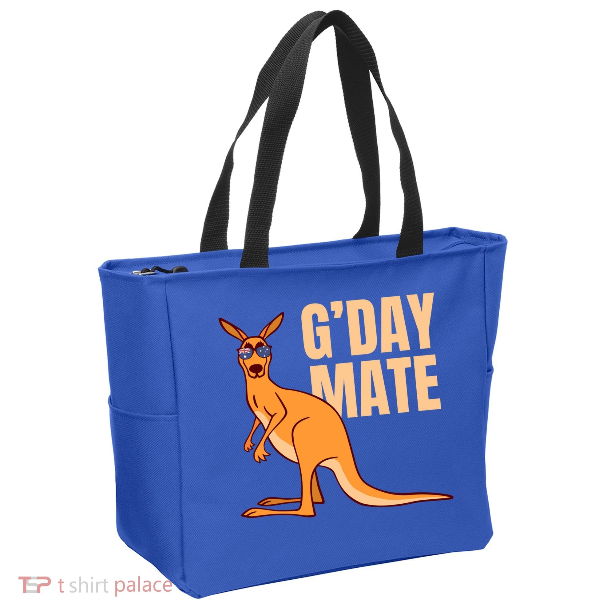 Australia G'day Mate Meaningful Gift Funny Kangaroo Australian Symbol Gift Tote Bag