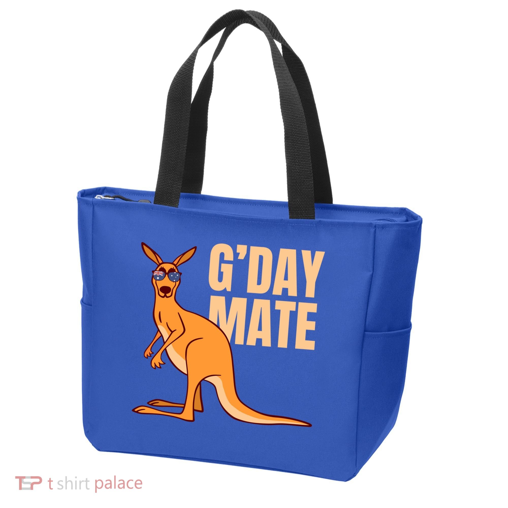 Australia G'day Mate Meaningful Gift Funny Kangaroo Australian Symbol Gift Tote Bag