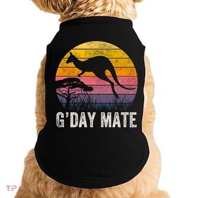 Australia G'day Mate Cool Gift Funny Kangaroo Australian Symbol Gift Doggie Tank