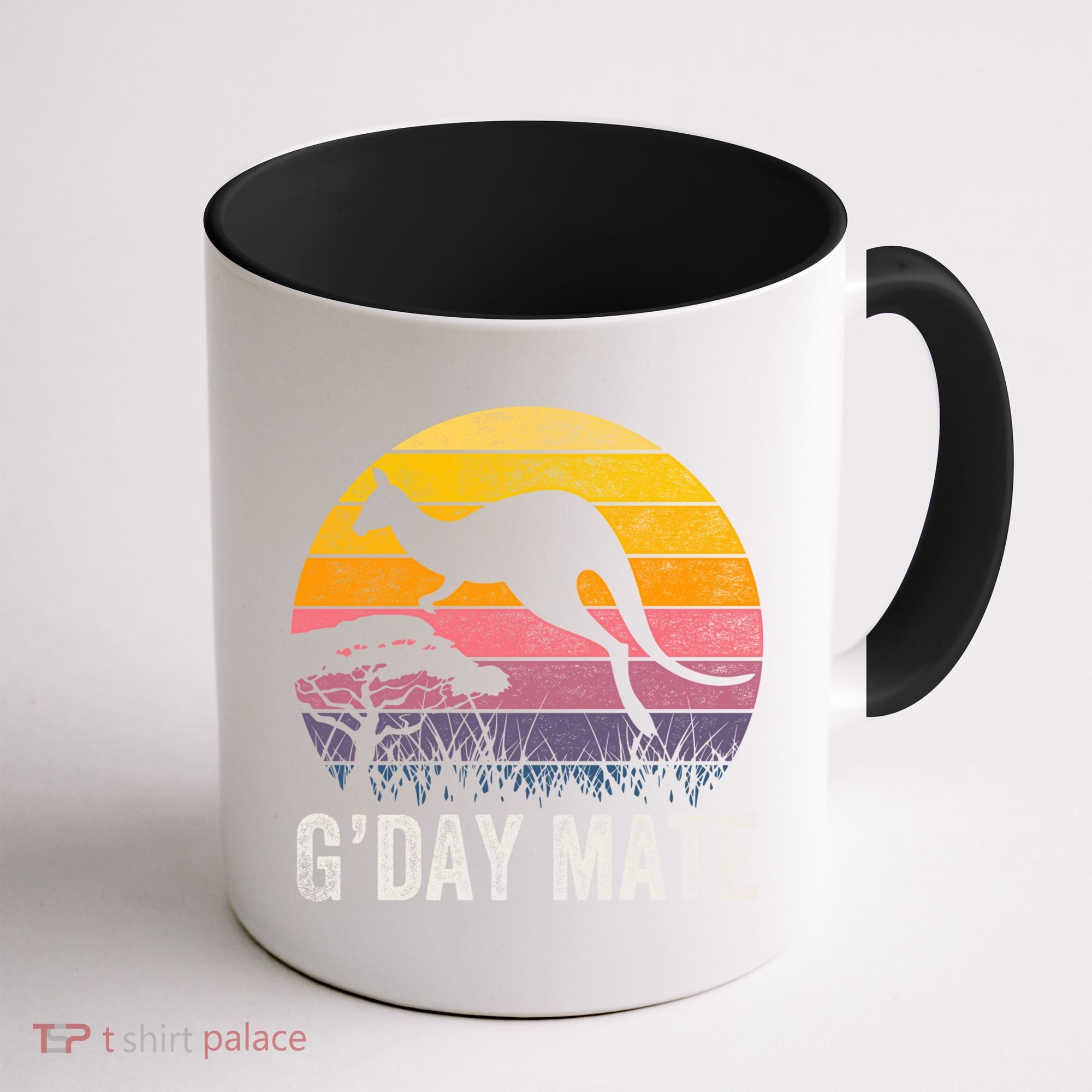 Australia G'day Mate Cool Gift Funny Kangaroo Australian Symbol Gift Coffee Mug