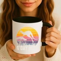 Australia G'day Mate Cool Gift Funny Kangaroo Australian Symbol Gift Coffee Mug thumb 3
