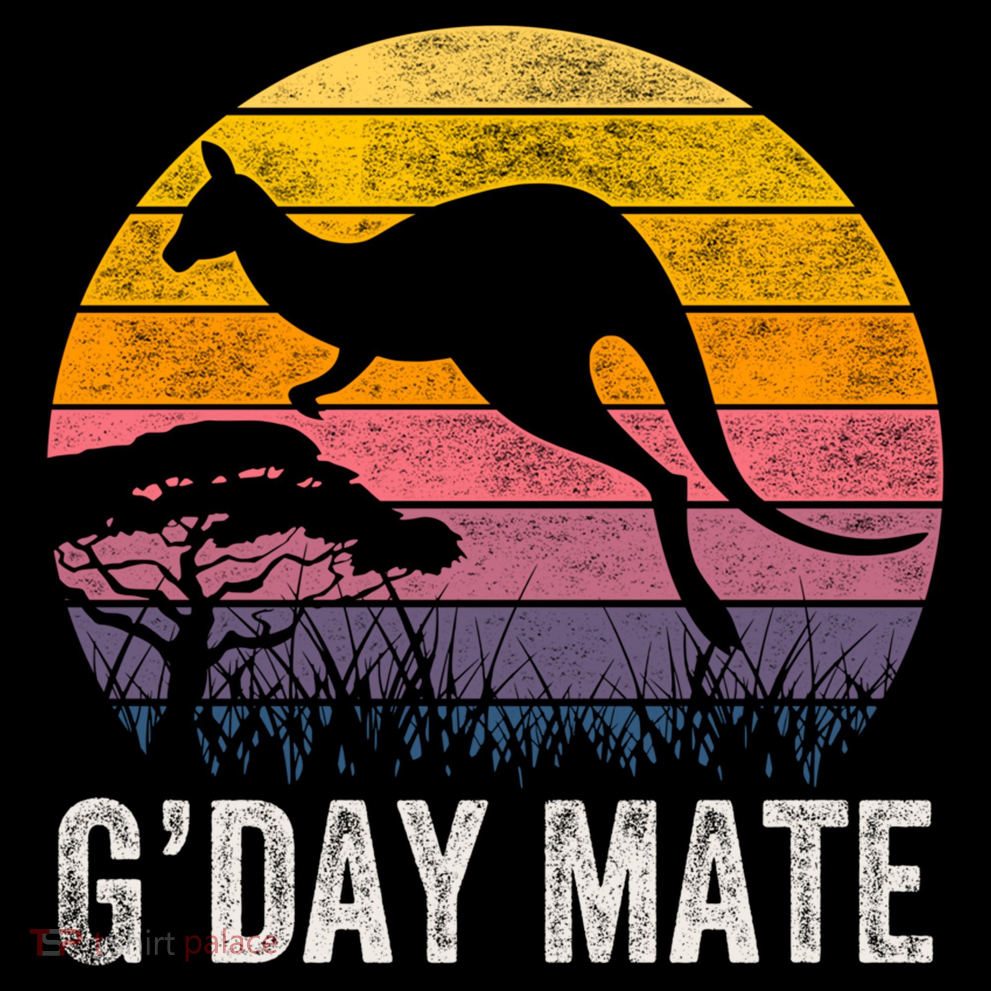 Australia G'day Mate Cool Gift Funny Kangaroo Australian Symbol Gift Coffee Mug