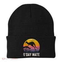Australia G'day Mate Cool Gift Funny Kangaroo Australian Symbol Gift Beanie thumb 0