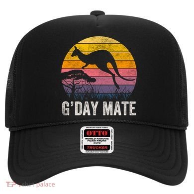 Australia G'day Mate Cool Gift Funny Kangaroo Australian Symbol Gift Hat