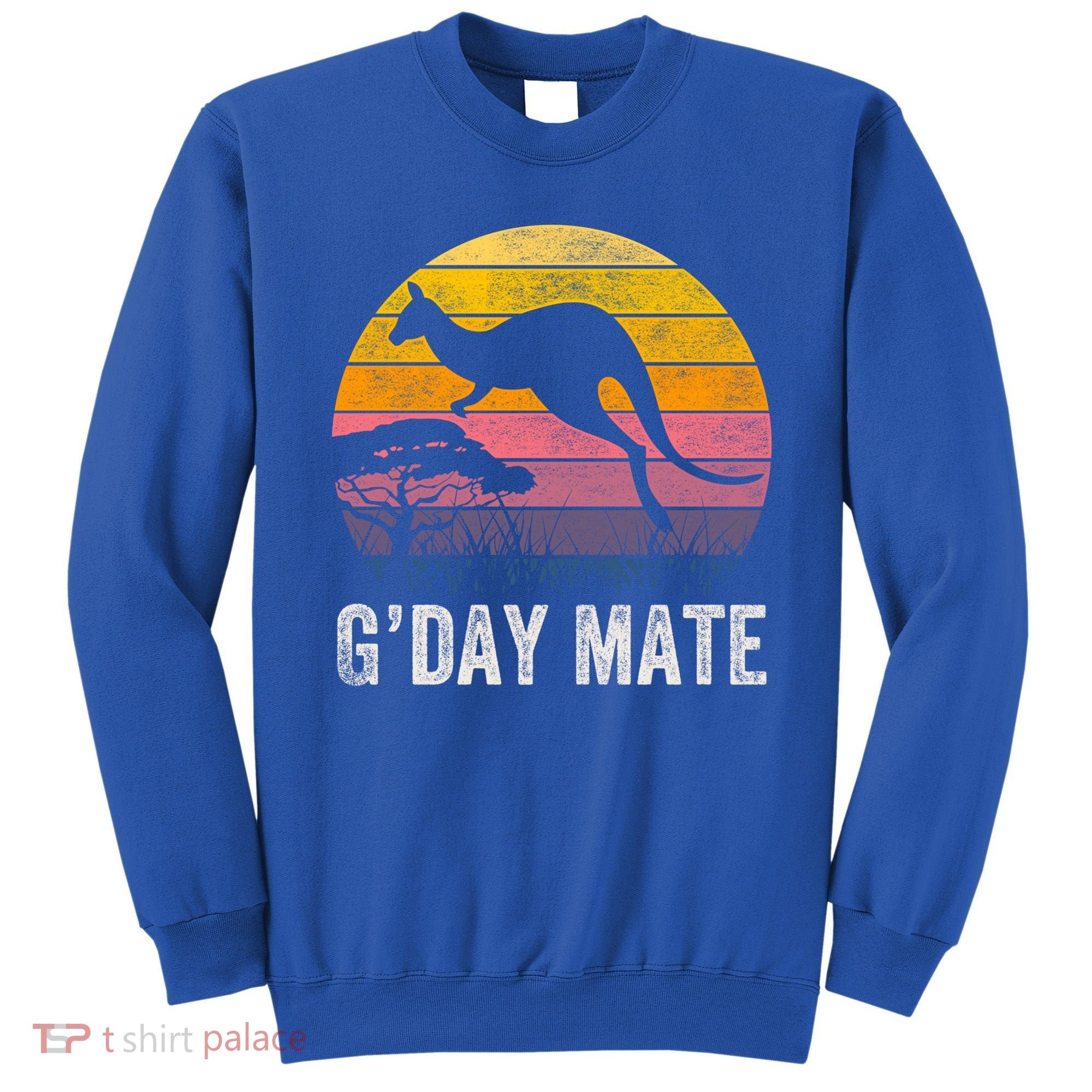 Australia G'day Mate Cool Gift Funny Kangaroo Australian Symbol Gift Sweatshirt