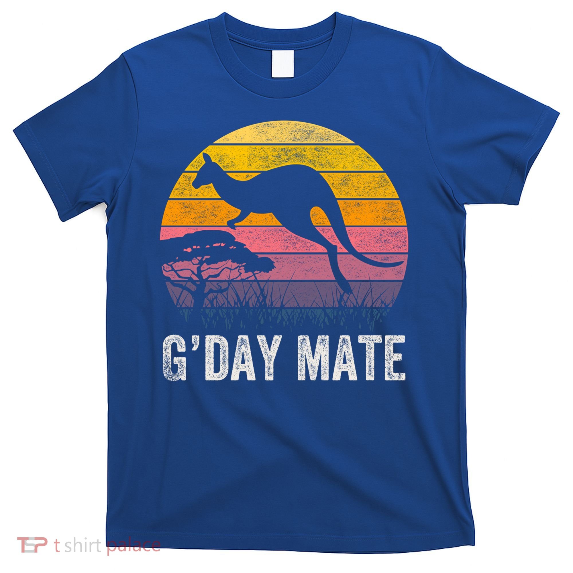 Australia G'day Mate Cool Gift Funny Kangaroo Australian Symbol Gift T-Shirt
