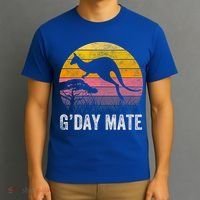 Australia G'day Mate Cool Gift Funny Kangaroo Australian Symbol Gift T-Shirt thumb 3