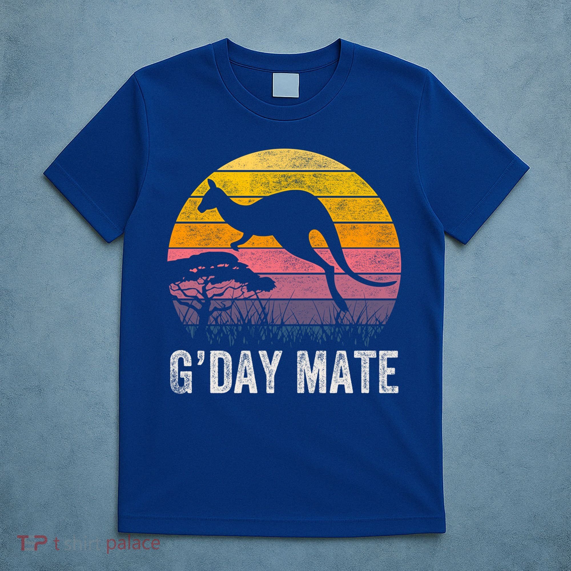 Australia G'day Mate Cool Gift Funny Kangaroo Australian Symbol Gift T-Shirt