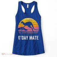 Australia G'day Mate Cool Gift Funny Kangaroo Australian Symbol Gift Women's Tank Top thumb 0