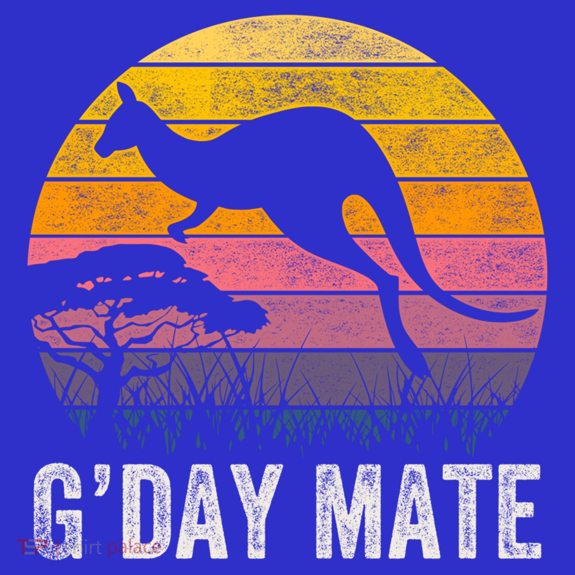 Australia G'day Mate Cool Gift Funny Kangaroo Australian Symbol Gift Women's Tank Top