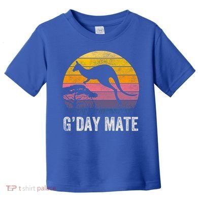 Australia G'day Mate Cool Gift Funny Kangaroo Australian Symbol Gift Toddler T-Shirt