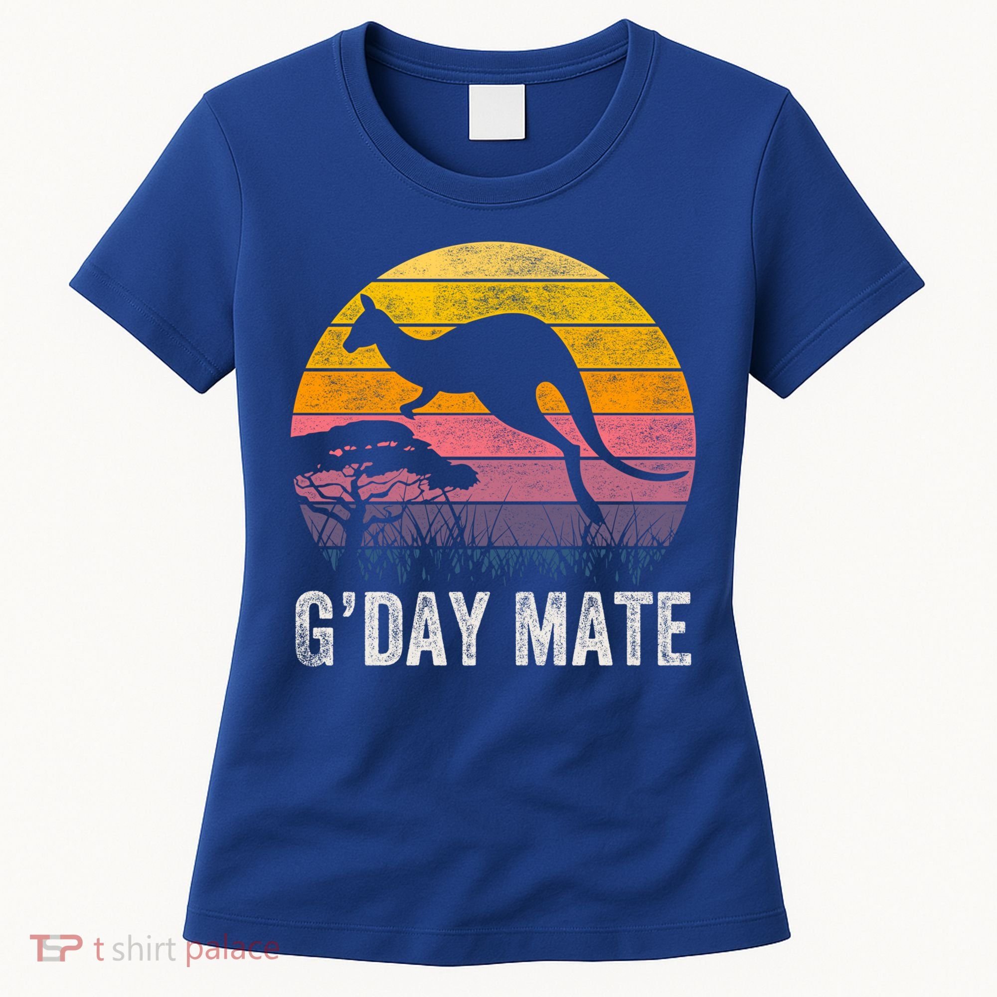 Australia G'day Mate Cool Gift Funny Kangaroo Australian Symbol Gift Women's T-Shirt
