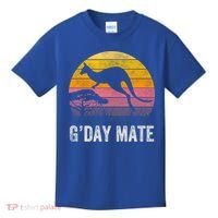 Australia G'day Mate Cool Gift Funny Kangaroo Australian Symbol Gift Kids T-Shirt thumb 0