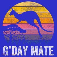 Australia G'day Mate Cool Gift Funny Kangaroo Australian Symbol Gift Kids T-Shirt thumb 4