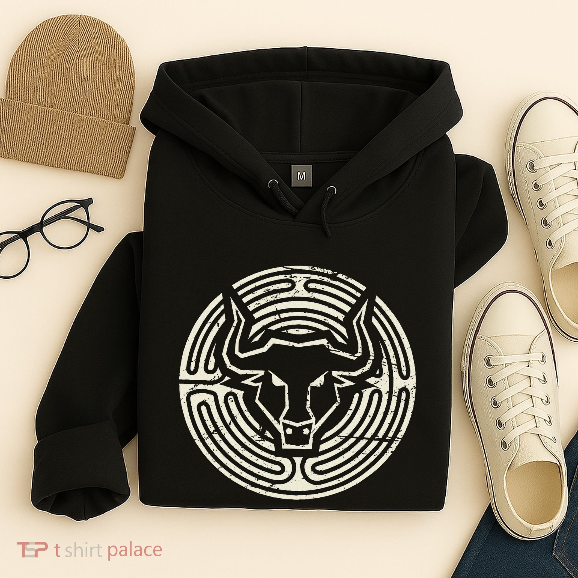 Ancient Greek Mythology Minotaur Hoodie
