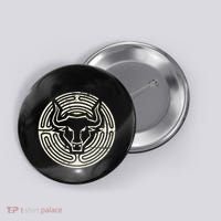 Ancient Greek Mythology Minotaur Button thumb 0