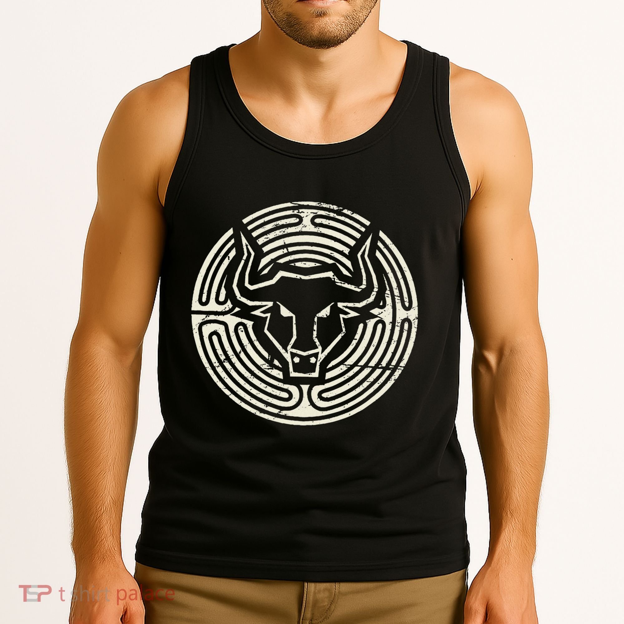Ancient Greek Mythology Minotaur Tank Top