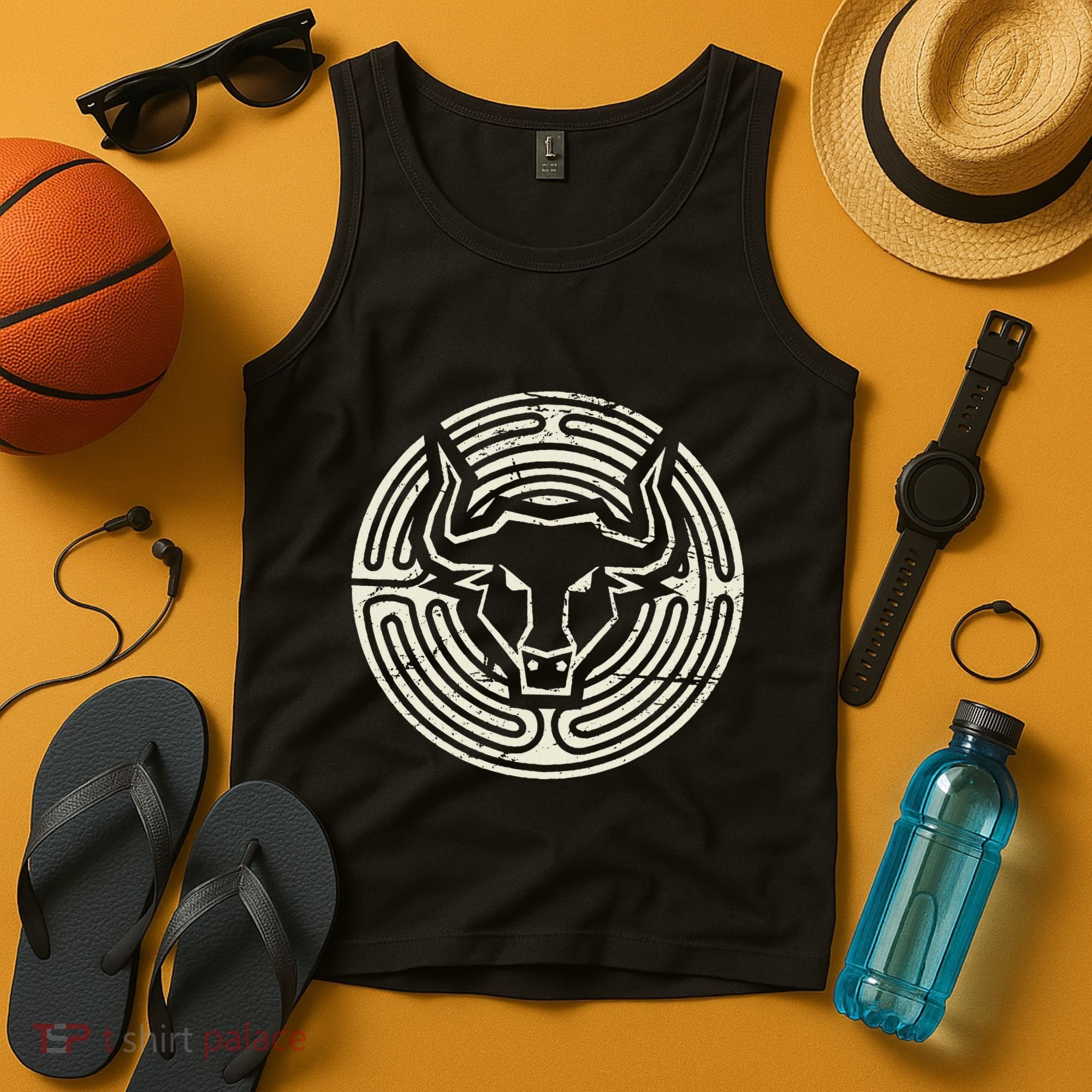 Ancient Greek Mythology Minotaur Tank Top