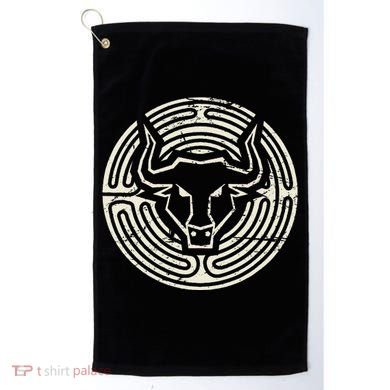 Ancient Greek Mythology Minotaur Golf Towel