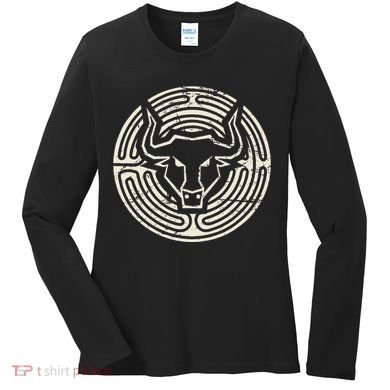 Ancient Greek Mythology Minotaur Women's Long Sleeve Shirt