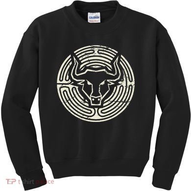 Ancient Greek Mythology Minotaur Kids Sweatshirt