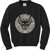 Ancient Greek Mythology Minotaur Kids Sweatshirt thumb 0