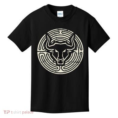 Ancient Greek Mythology Minotaur Kids T-Shirt