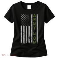 Army Gift Mom Proud Army Mother USA Flag Women's T-Shirt thumb 0