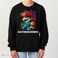 Autism Gamer Navigating Autism , Autism Mom Dad Gaming Women's Sweatshirt thumb 0