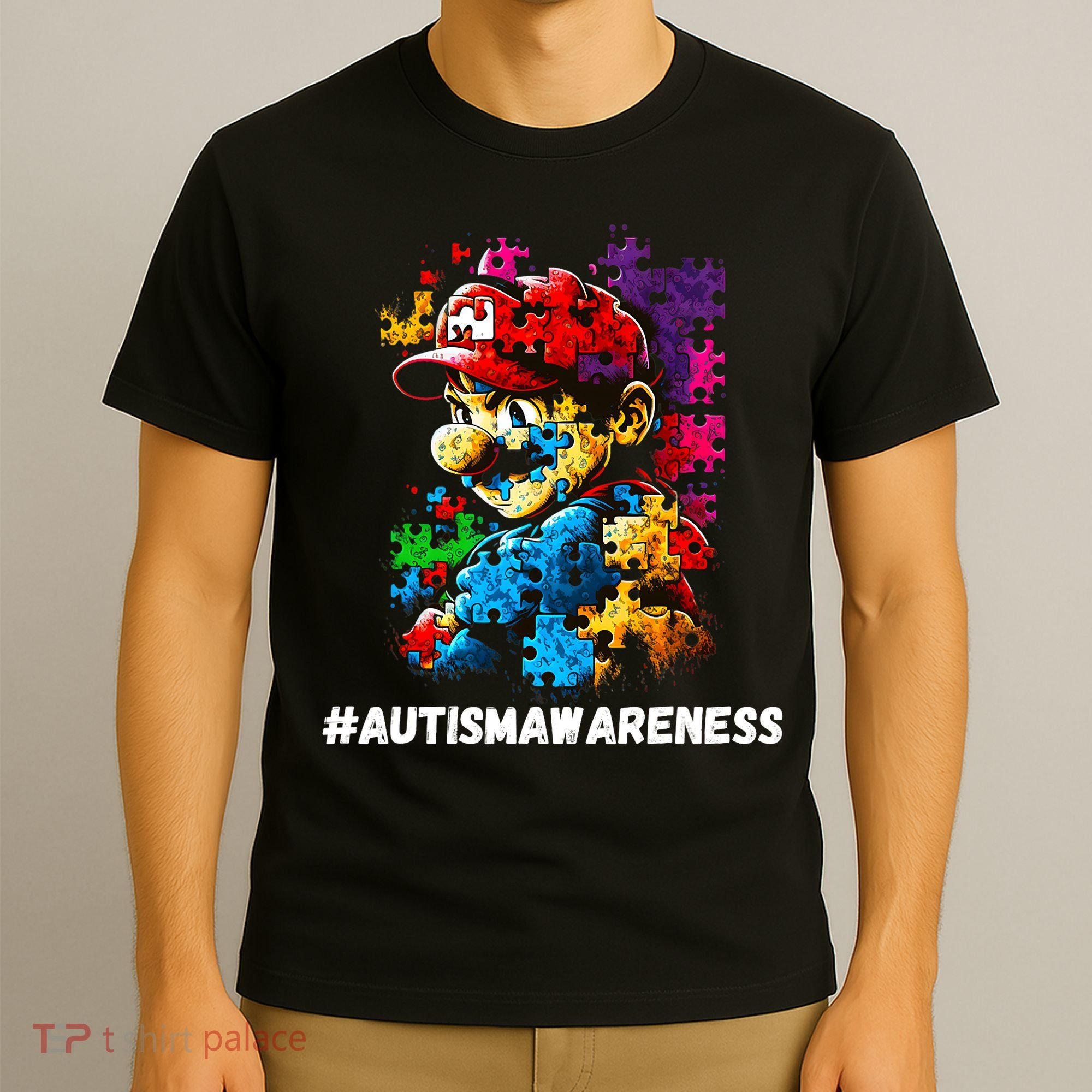 Autism Gamer Navigating Autism , Autism Mom Dad Gaming T-Shirt