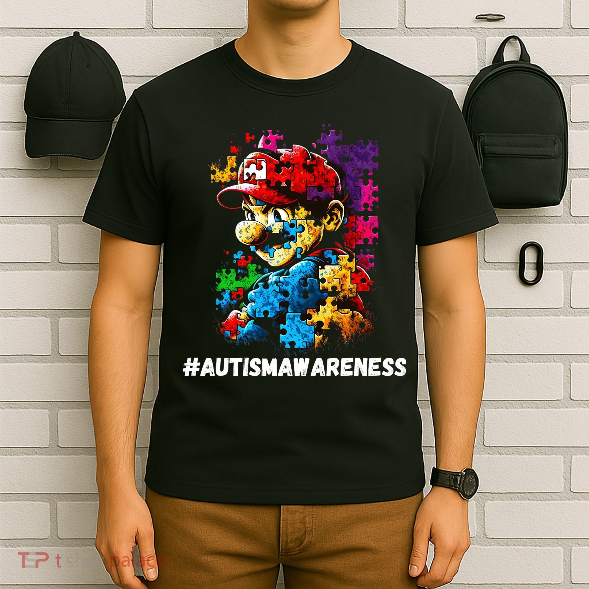 Autism Gamer Navigating Autism , Autism Mom Dad Gaming T-Shirt