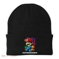Autism Gamer Navigating Autism , Autism Mom Dad Gaming Beanie thumb 0
