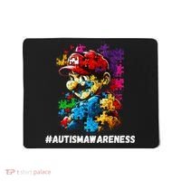 Autism Gamer Navigating Autism , Autism Mom Dad Gaming Mousepad thumb 0