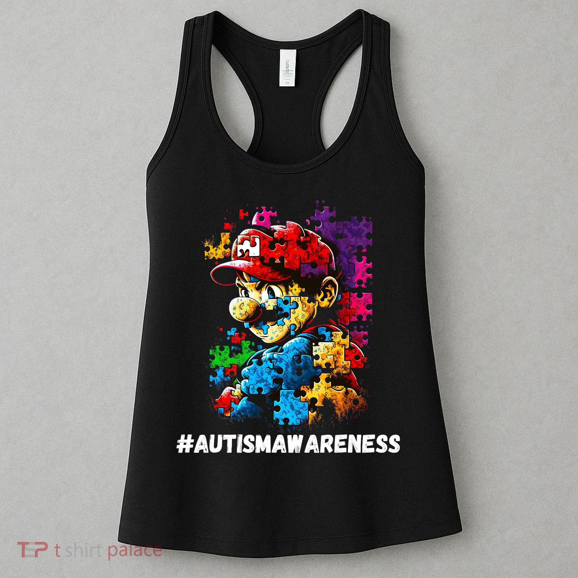 Autism Gamer Navigating Autism , Autism Mom Dad Gaming Women's Tank Top