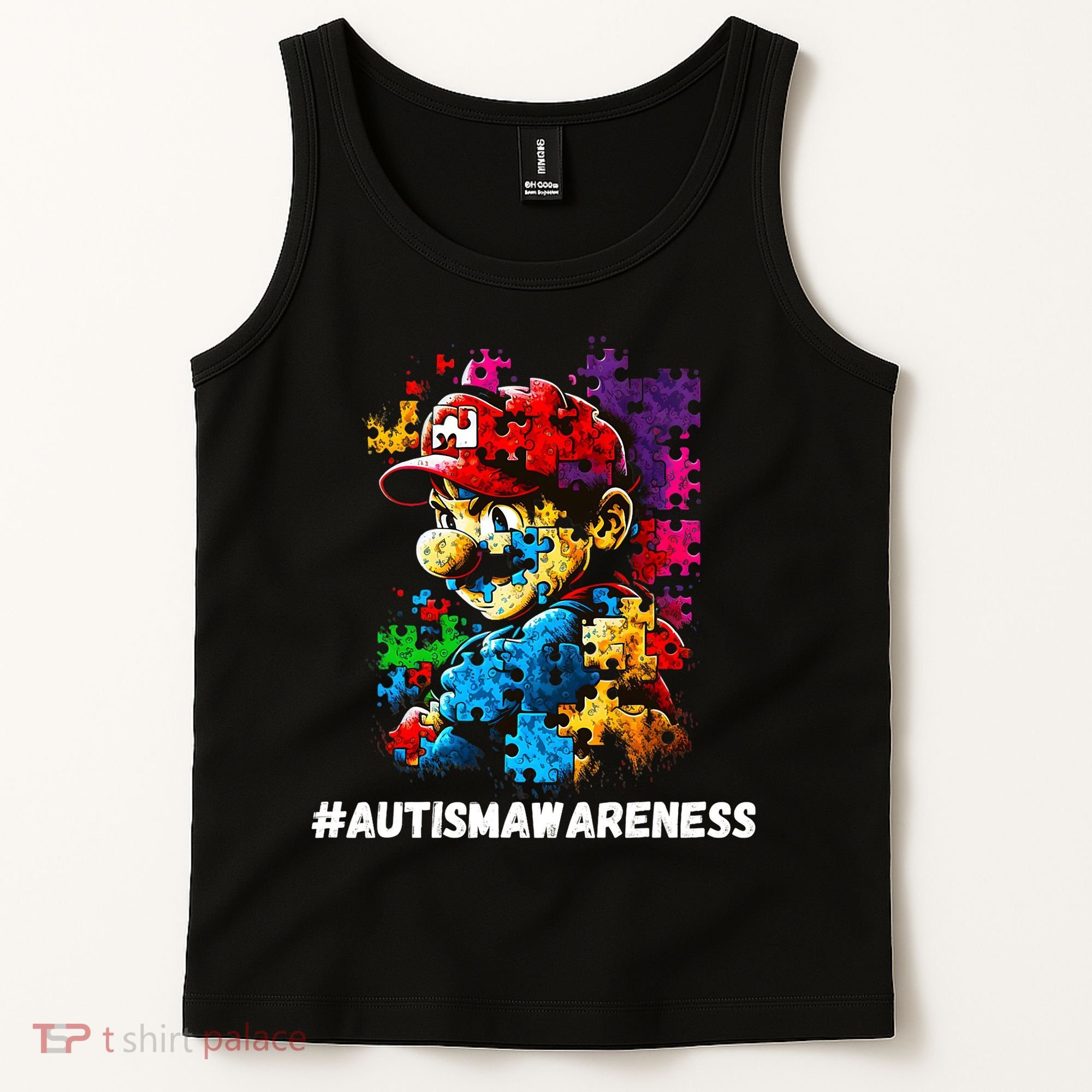 Autism Gamer Navigating Autism , Autism Mom Dad Gaming Tank Top