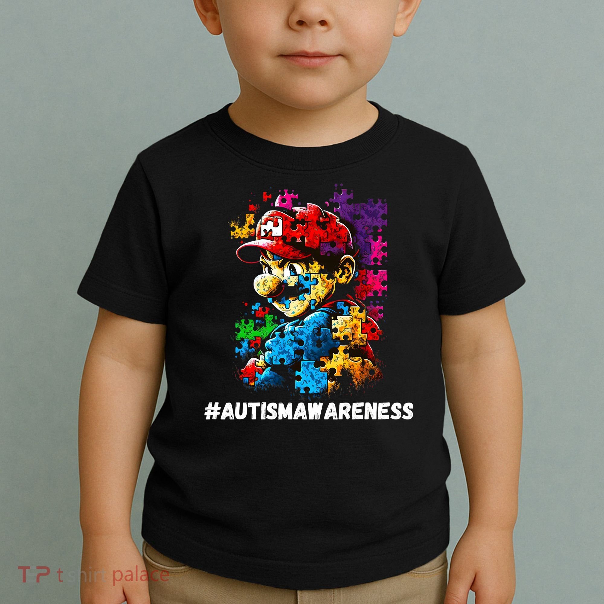 Autism Gamer Navigating Autism , Autism Mom Dad Gaming Toddler T-Shirt