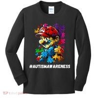 Autism Gamer Navigating Autism , Autism Mom Dad Gaming Kids Long Sleeve Shirt thumb 0