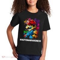 Autism Gamer Navigating Autism , Autism Mom Dad Gaming Kids T-Shirt thumb 2