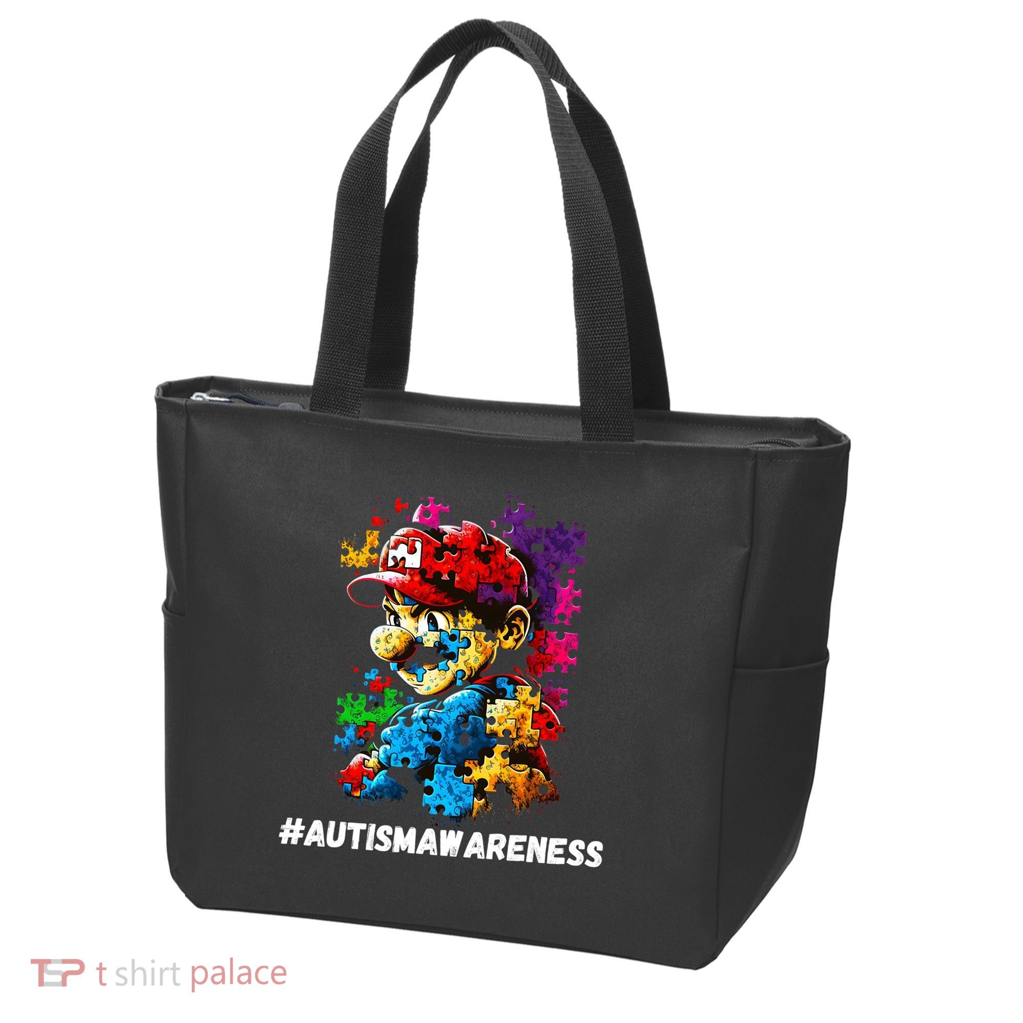 Autism Gamer Navigating Autism , Autism Mom Dad Gaming Tote Bag
