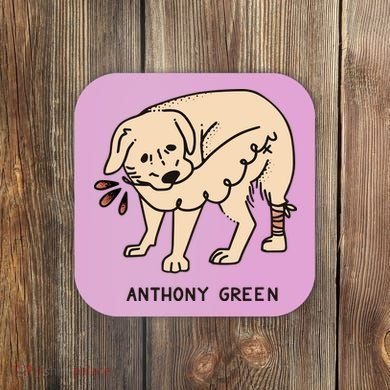 Anthony Green Numb Coaster